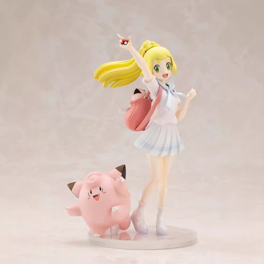 Kotobukiya Artfx - Kawaii аниме Pokemon Lillie & Clefairy