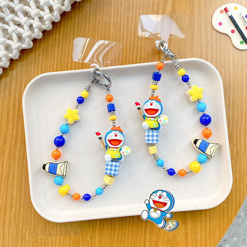 Anime Merchandise Gift - Брелок-подвеска для телефона с Дораэмоном, аниме-аксессуар,