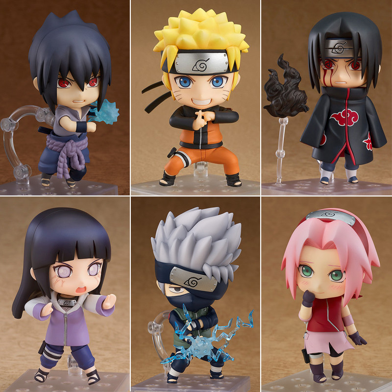 Rare Anime Merchandise - Фигурка аниме-персонажа Чиби Наруто со сменными
