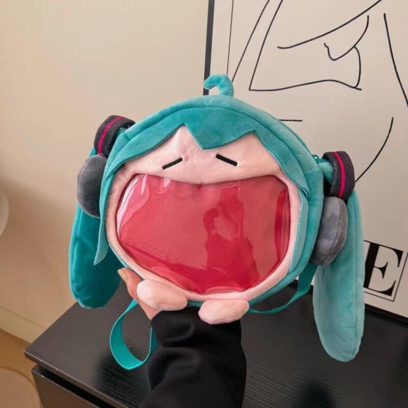 Anime Merchandise Bag - Плюшевая сумка-кроссбоди в японском стиле Hatsune