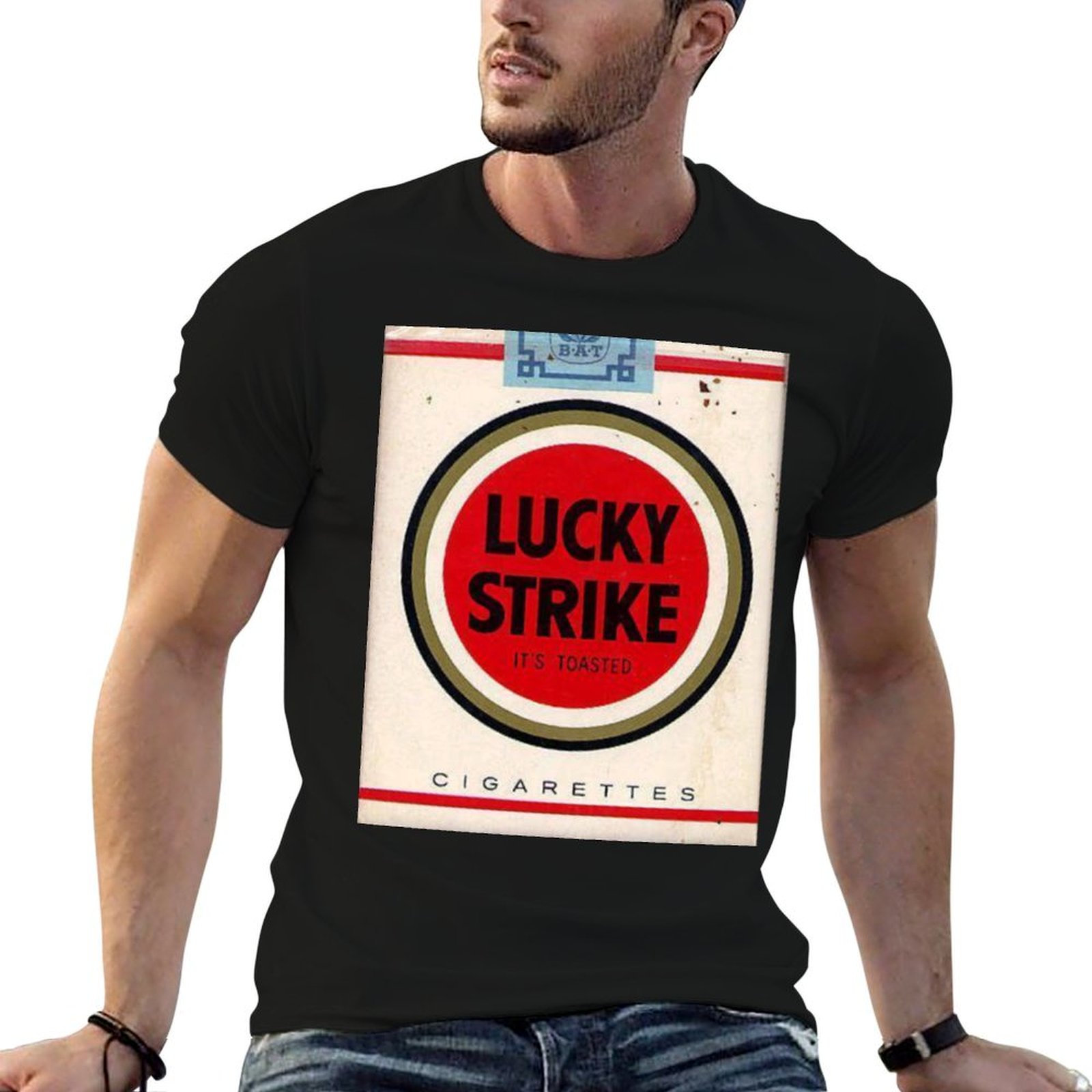 Anime Merchandise Shirt - ХИТ ПРОДАЖ: Футболка Lucky Strike Merchandise,