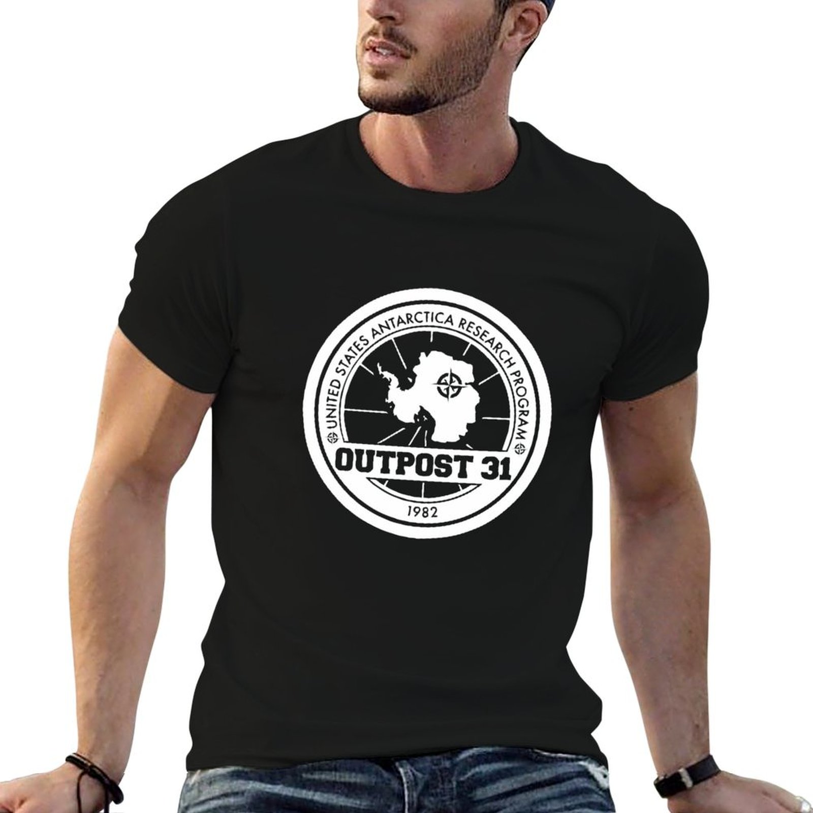 Anime Merchandise Shirt - Футболка Outpost 31 Logo MERCHANDISE, мужская