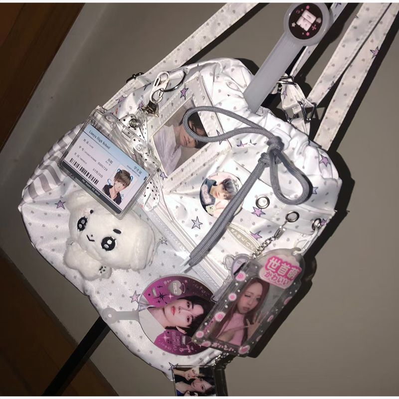 Рюкзак на шнурке в горошек, бо – обзор и цена Anime Tote Bag