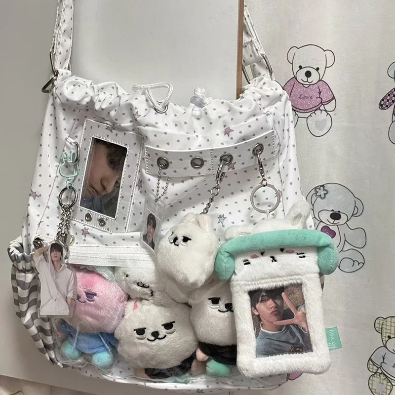 Рюкзак на шнурке в горошек, бо – обзор и цена Anime Tote Bag