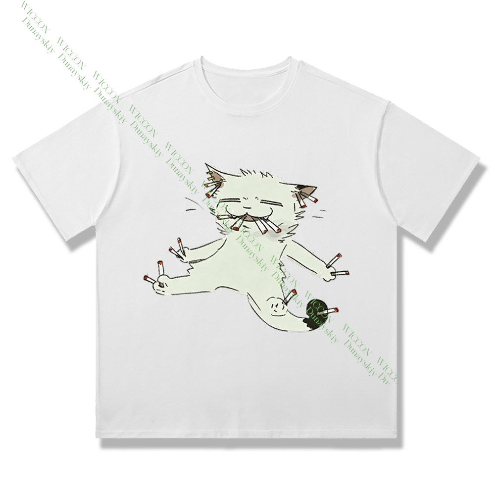Футболка Chainsmoker Cat Yanik – обзор и цена Anime Merchandise Shirt