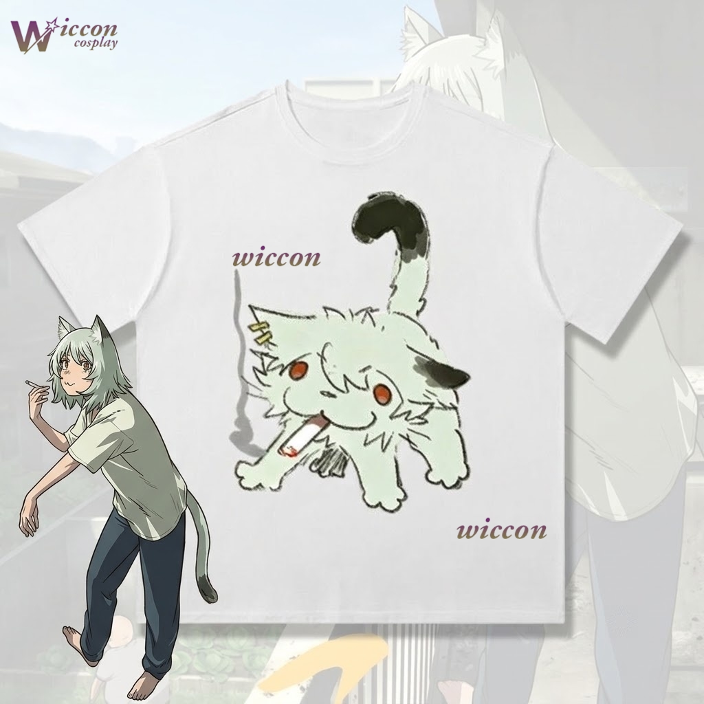 Футболка YesOk Chainsmoker Cat – обзор и цена Anime Merchandise Shirt