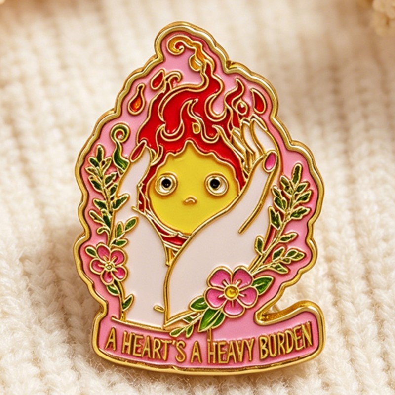 Эмалевая брошь «Сердце — тяжел – обзор и цена Enamel Pin Set
