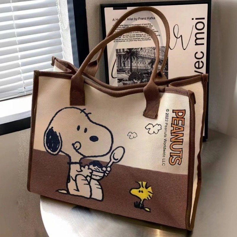 Сумка-тоут Snoopy Woodstock с  – обзор и цена Anime Tote Bag