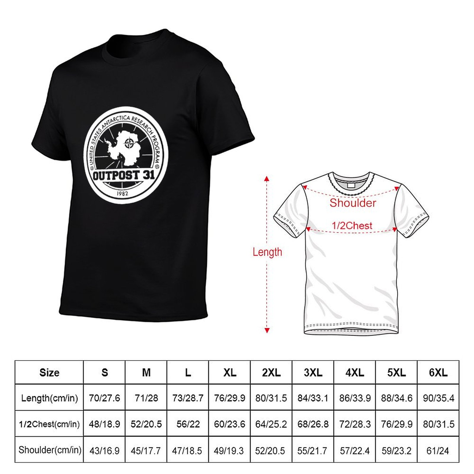 Футболка Outpost 31 Logo MERCH – обзор и цена Anime Merchandise Shirt