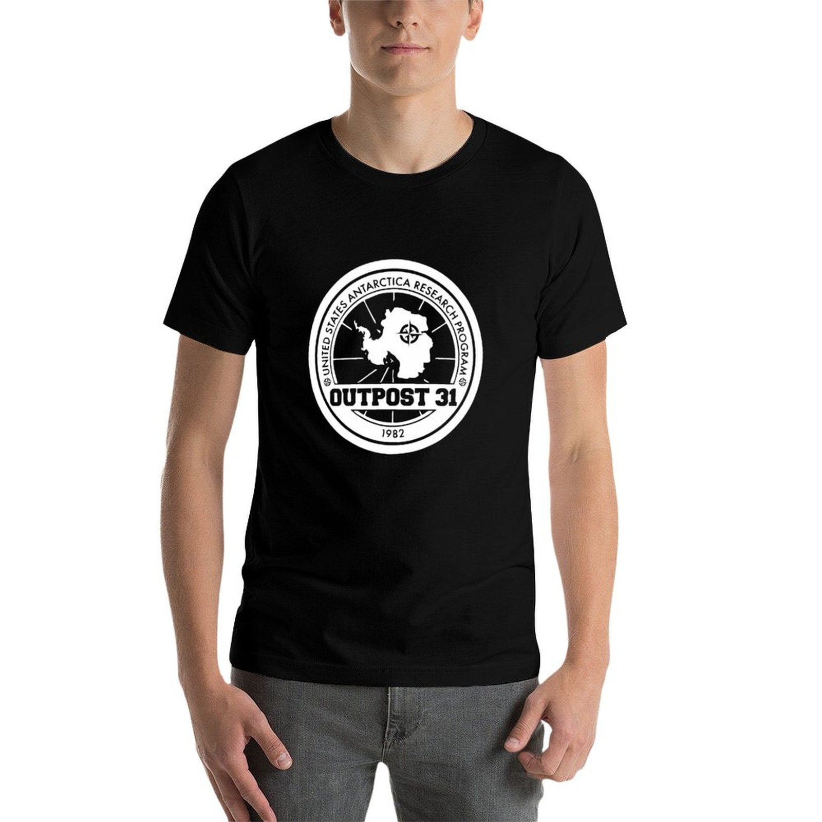 Футболка Outpost 31 Logo MERCH – обзор и цена Anime Merchandise Shirt