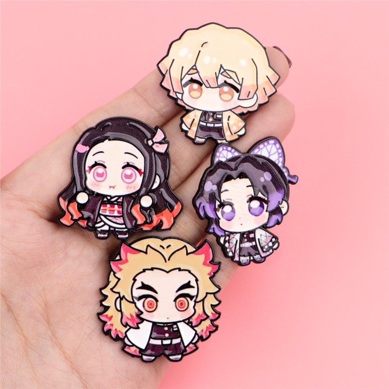 Милые эмалевые значки в Q-стил – обзор и цена Enamel Pin Set