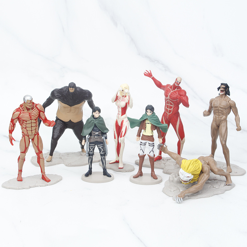 8 шт., аниме-фигурки «Атака Ти – обзор и цена Kotobukiya Artfx